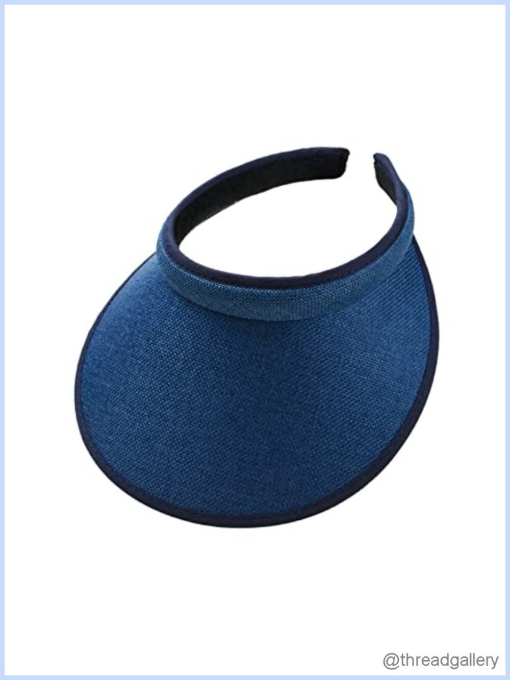 Cloth Covered Visor Adjustable Sports Sun Hat for Women Men UV Protection